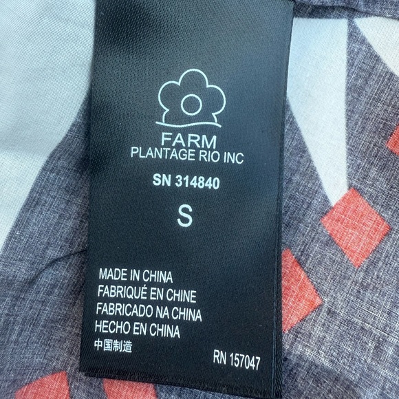 Farm Rio Coconut Grove Puff-Sleeve V-Neck Maxi Dress - Picture 12 of 16